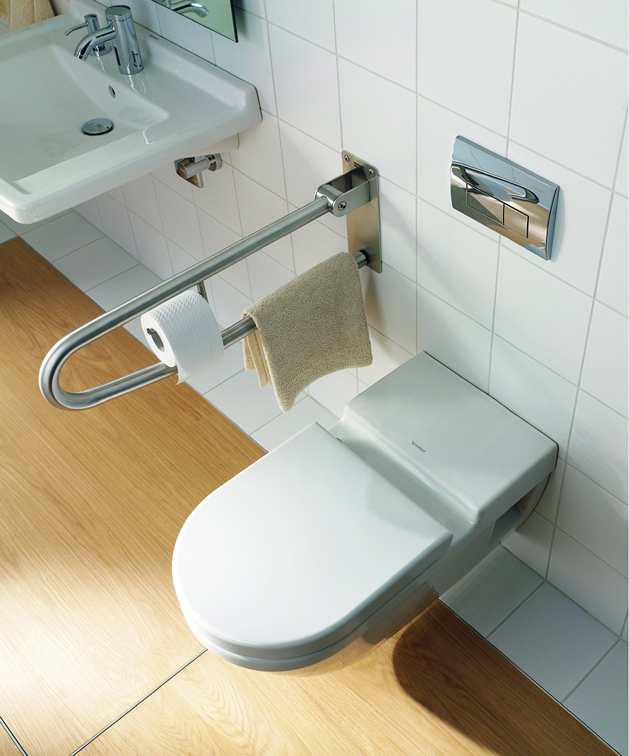 höhenverstellbare Dusch WC, Modell Starck 3 - duravit Designbäder