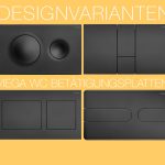 Trendige WC Betätigungsplatten viega-betaetigungsplatten-schwarz-krammer-group-BAD.up!