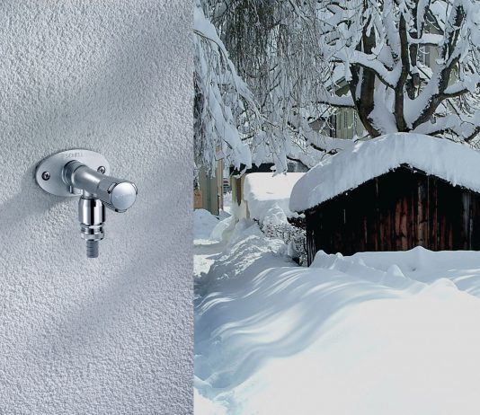 Jetzt für den Winter vorsorgen: Frostsichere Außenwandarmaturen verhindern Wasserrohrbruch