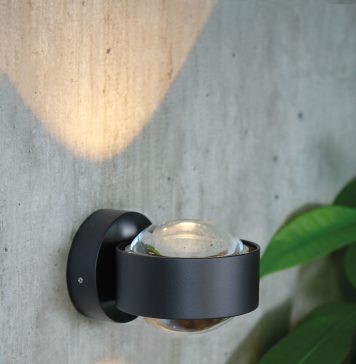 Lichtspiegel und Leuchten in der Trendfarbe Matt Schwarz