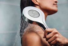 Dank smarter Handbrause nachhaltig Duschen handbrause-HANSA-ACTIVE-JET-DIGITAL-1-BAD.up!-krammer-group