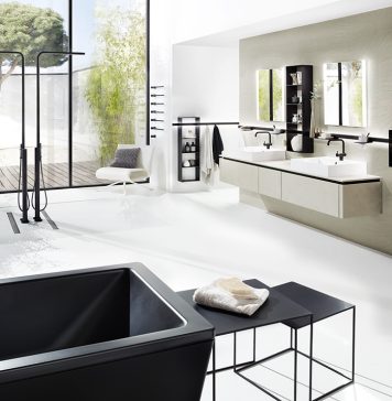 Trendiges Traumbad mit viel Bewegungsfreiheit