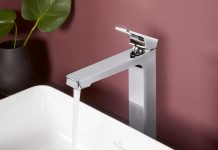 Armaturenserie für einen urbanen Look im Badezimmer