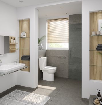 Barrierefreie Badkollektion für wohnliche Bäder