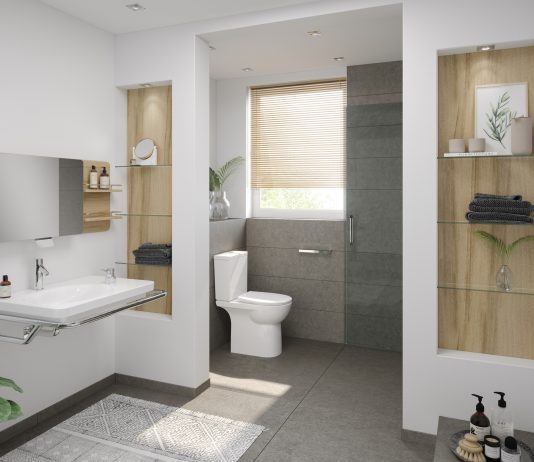 Barrierefreie Badkollektion für wohnliche Bäder