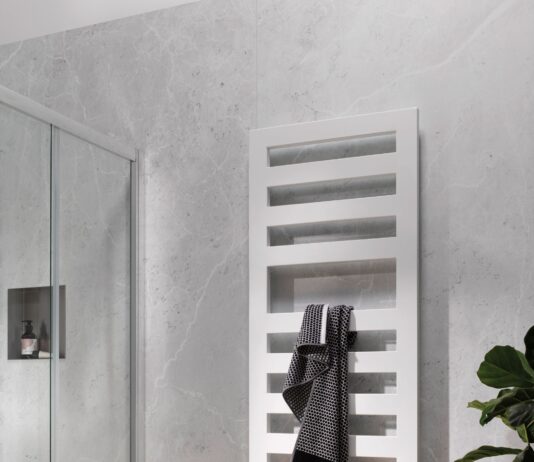 Designheizkörper mit klaren Linien