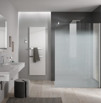 Begehbare Duschkabine