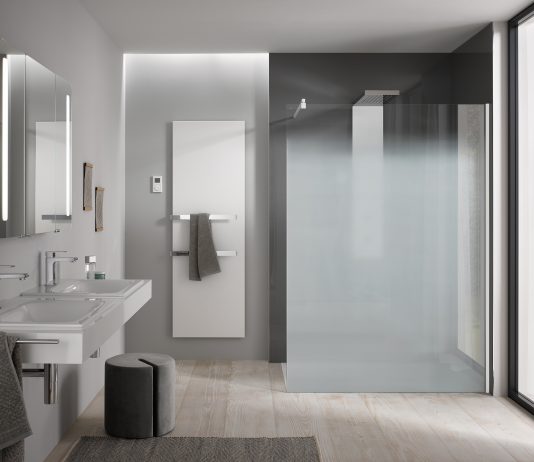 Begehbare Duschkabine