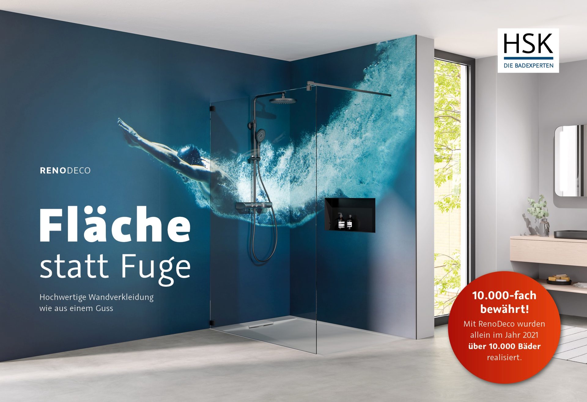 Wandverkleidung statt Fliese | BAD up