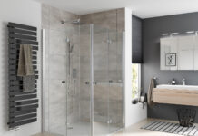 Elegantes Duscherlebnis mit viel Platz auf wenig Raum