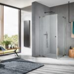 Glasduschen in edler Gunmetal-Oberfläche