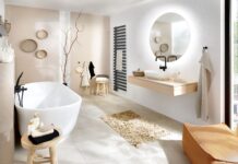 Bad im Japandi- Look