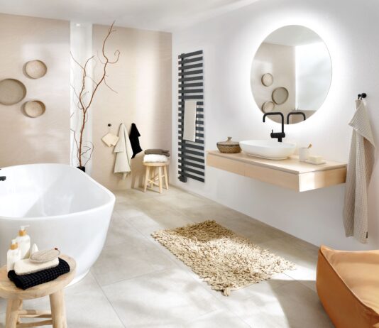 Bad im Japandi- Look