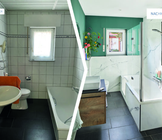 Schneller als gedacht zum fugenlosen Bad