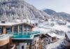 Alpine Architektur und japanische Badkultur